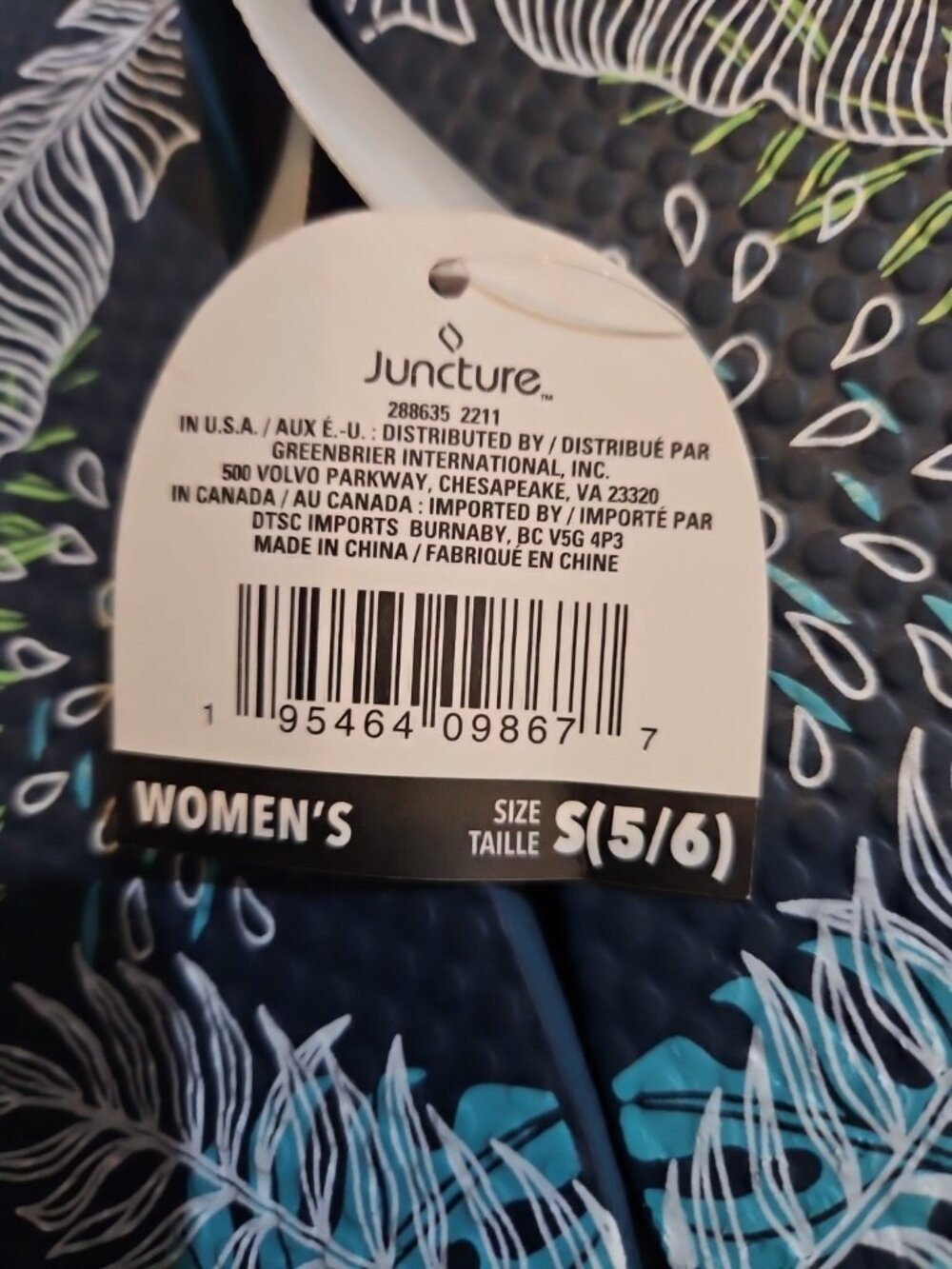 Women’s Juncture Flip Flops Small (5/6) New! - Picture 4 of 4